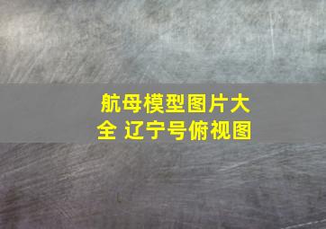 航母模型图片大全 辽宁号俯视图